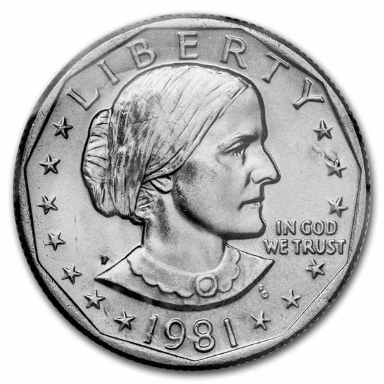 1981-P Susan B. Anthony Dollar BU 1981-P Susan B. Anthony Dollar BU